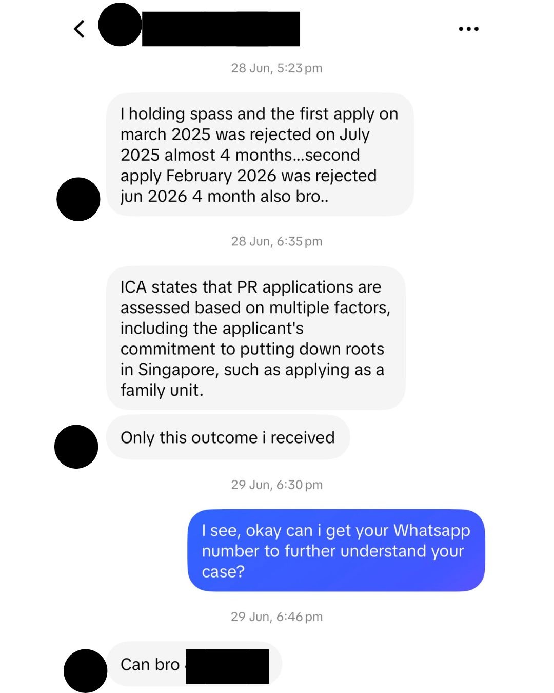 SG Elite Immigration conversation